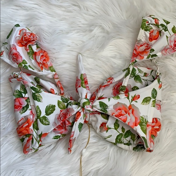 NWT SOLD OUT Montce Cabana Top in Rose Print - Picture 4 of 5